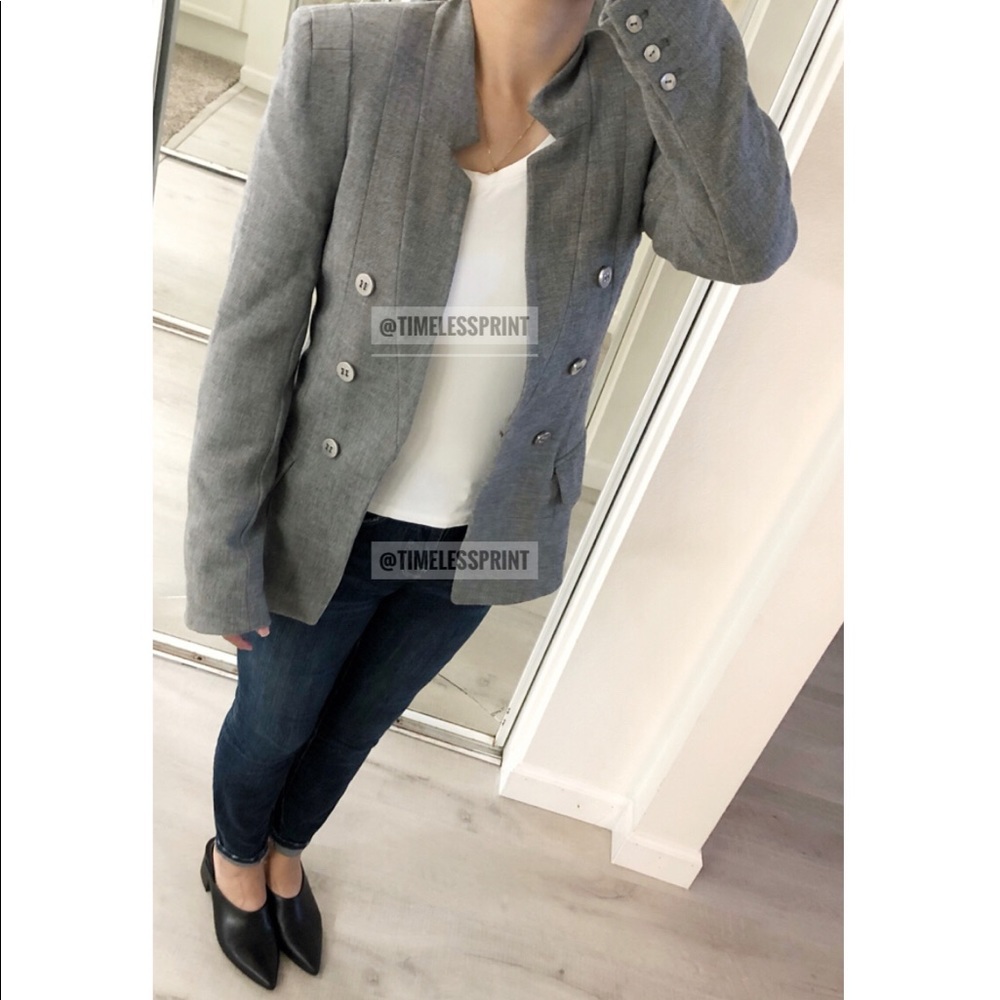 Seventy Two Changes Gray Blazer - image 3